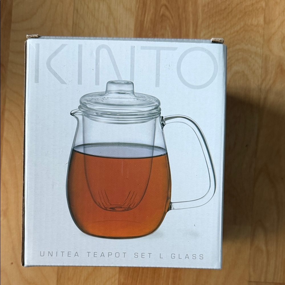 KINTO Glass Teapot Set - Clear